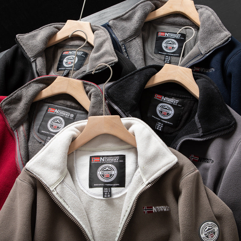 Double-Layer Fleece Hooded Jacket—Free Shipping&50% OFF