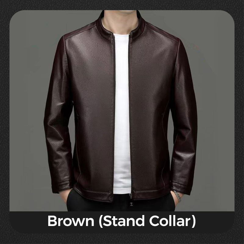 Men's Tough Style Leather Jacket