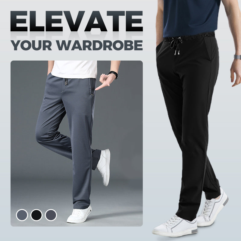MEN'S STRAIGHT ANTI-WRINKLE CASUAL PANTS — 💐Spring Sale 50% Off🎉