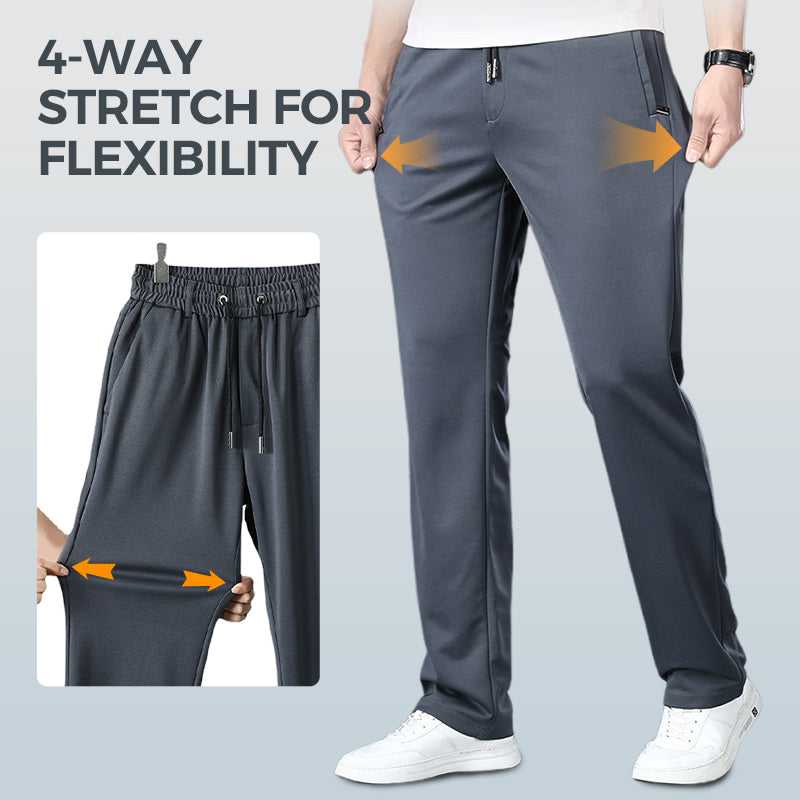 MEN'S STRAIGHT ANTI-WRINKLE CASUAL PANTS — 💐Spring Sale 50% Off🎉