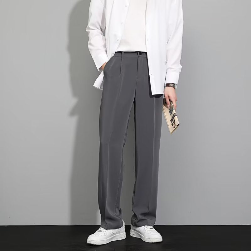 ICE SILK STRAIGHT LEG PANTS👖