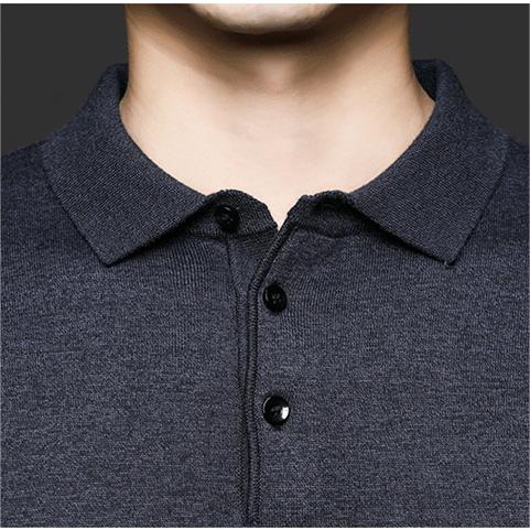 Men's Lightweight & Warm Casual Basic Collared Knit Sweater