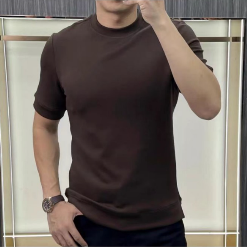 Men's Summer Simple Round-Neck Pure Cotton T-Shirt(50% OFF)