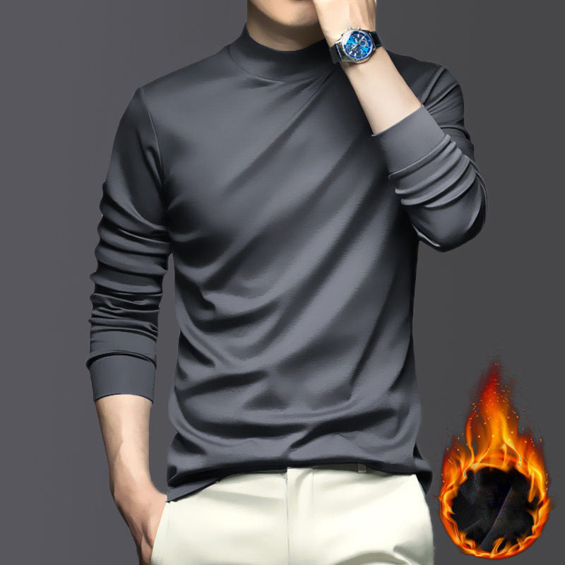 Men's Silky Smooth Wrinkle-free Long-sleeve T-shirt