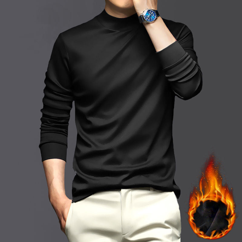 Men's Silky Smooth Wrinkle-free Long-sleeve T-shirt
