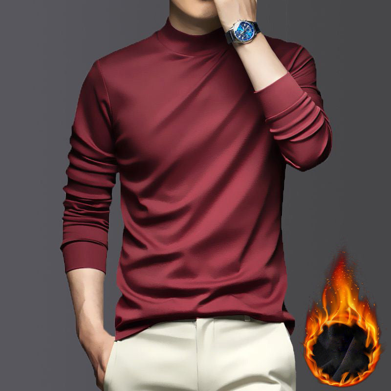 Men's Silky Smooth Wrinkle-free Long-sleeve T-shirt