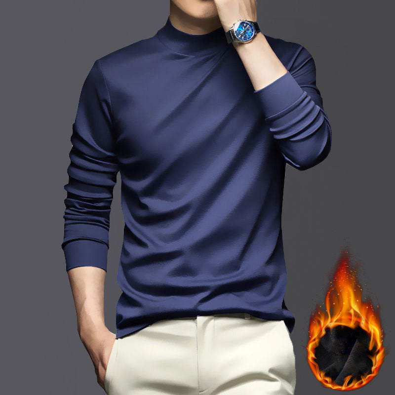 Men's Silky Smooth Wrinkle-free Long-sleeve T-shirt
