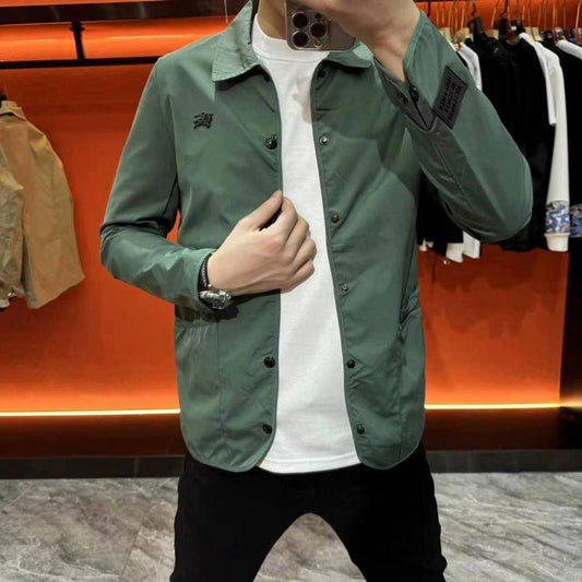 Men’s Casual Lapel Button Jacket