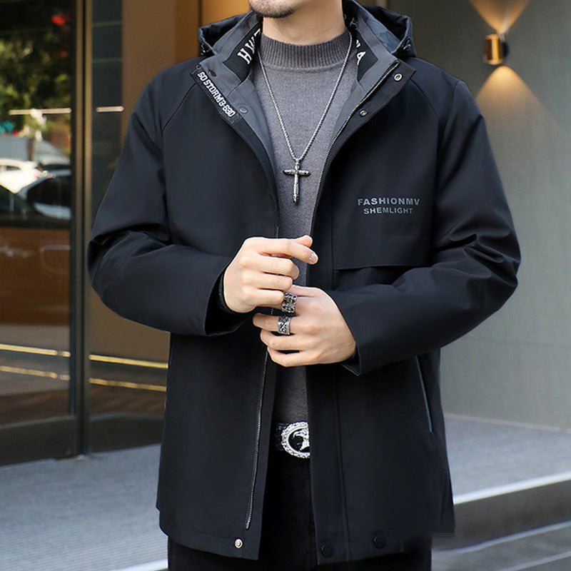 š„Limited Time 49% Off š„Men's Winter Hooded Warm Faux Fur Lined Parka Coat