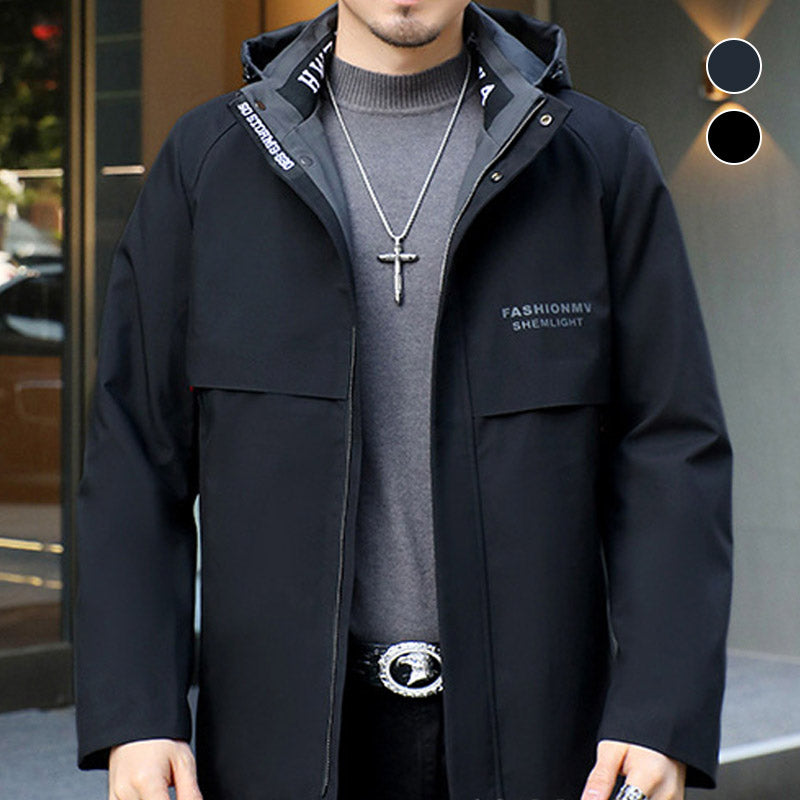 š„Limited Time 49% Off š„Men's Winter Hooded Warm Faux Fur Lined Parka Coat