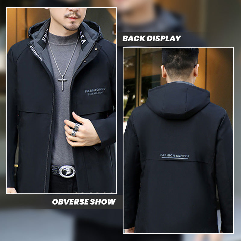 š„Limited Time 49% Off š„Men's Winter Hooded Warm Faux Fur Lined Parka Coat