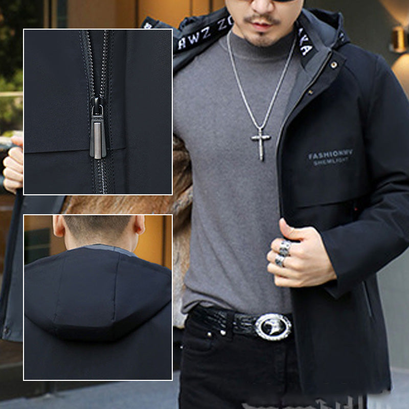 š„Limited Time 49% Off š„Men's Winter Hooded Warm Faux Fur Lined Parka Coat