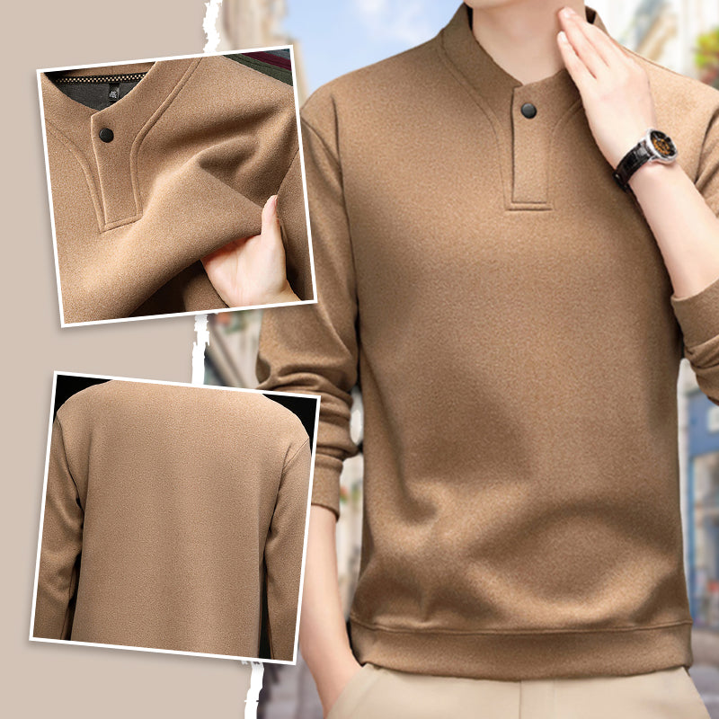 š„New Hot Sellingš„Menās Plush-LinedThickened Pullover (Warm and Comfortable)