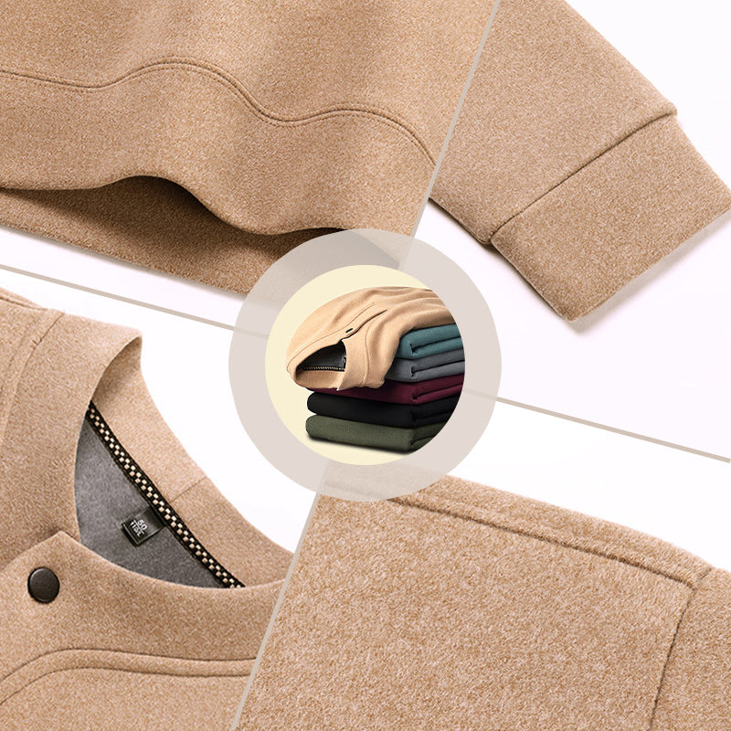 š„New Hot Sellingš„Menās Plush-LinedThickened Pullover (Warm and Comfortable)