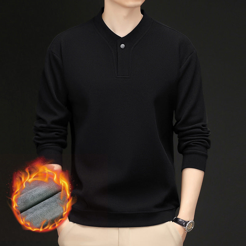 š„New Hot Sellingš„Menās Plush-LinedThickened Pullover (Warm and Comfortable)