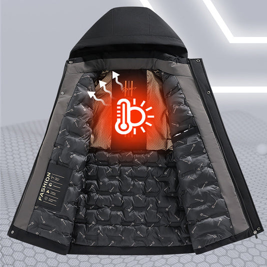 Men's Windproof Thermal Parka Coat