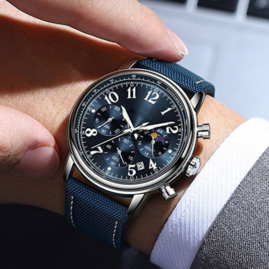 Men's Fashion Waterproof Luminous Quartz Watch