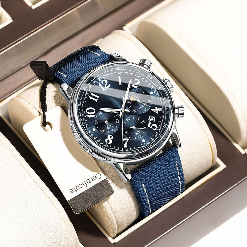 Men's Fashion Waterproof Luminous Quartz Watch