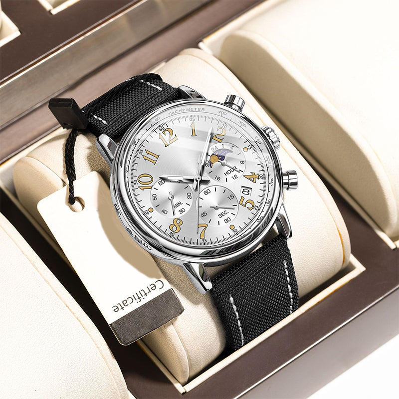 Men's Fashion Waterproof Luminous Quartz Watch
