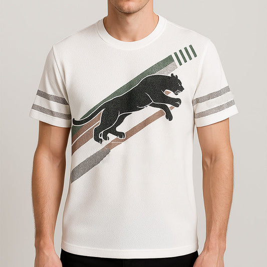 👔2025 Men's Wardrobe🎁Printed Round Neck Short Sleeve T-shirt