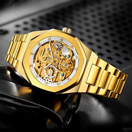 Men’s Luxury Skeleton Mechanical Watch