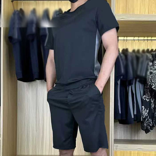 Men's Workout T-Shirt & Shorts Set