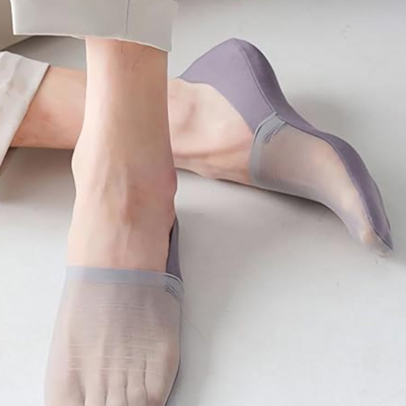 š„Limited-time special offer: Buy 1 get 4 free š„5 Pairs Ice Silk No-Show Socks Setļ¼50% OFF)