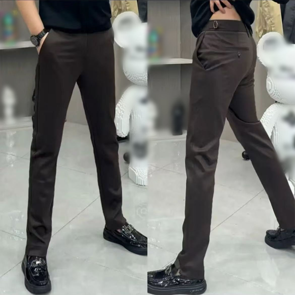 Men's Stretch Suit Trousers