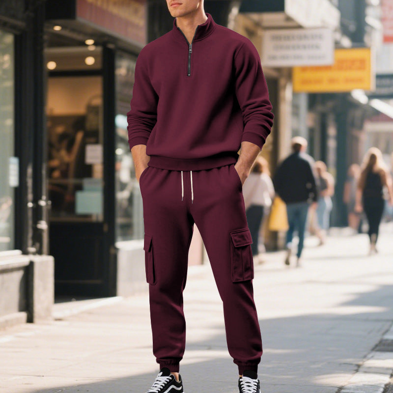 ❄️LAST DAY PROMOTION - 50%OFF 💖 Chic Versatile Men's Warm 2-Piece Set