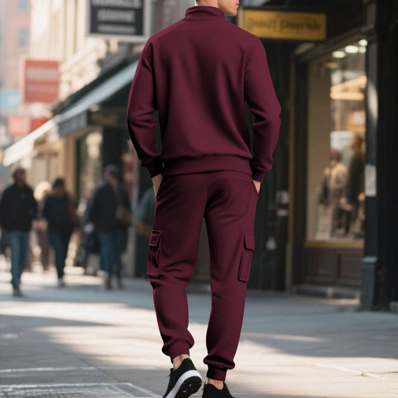 ❄️LAST DAY PROMOTION - 50%OFF 💖 Chic Versatile Men's Warm 2-Piece Set