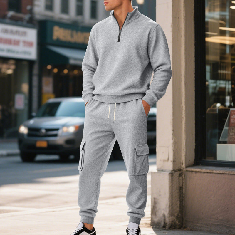 ❄️LAST DAY PROMOTION - 50%OFF 💖 Chic Versatile Men's Warm 2-Piece Set