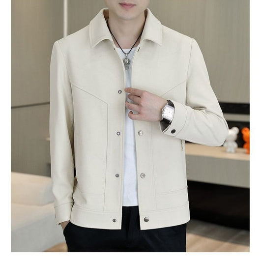 Men's Casual Button-Up Jacket
