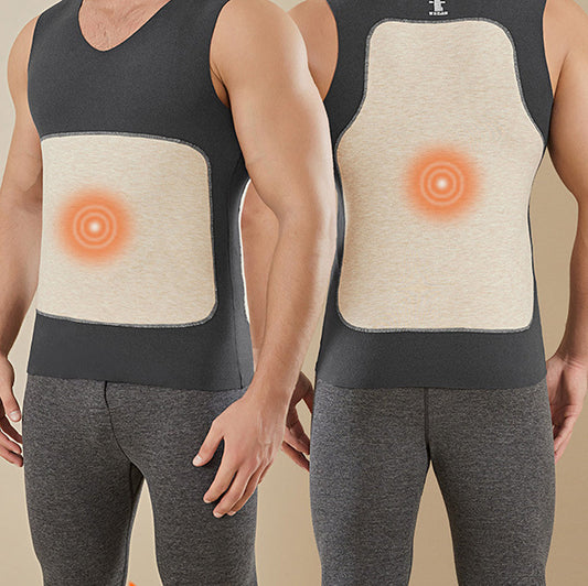 93% wool 👍Men's Stretch Slim-Fit Warm Vest