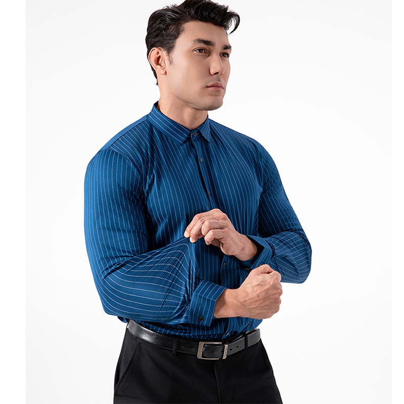 Men's Classic Striped Long Sleeve Shirt