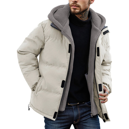 ⏳Limited-time 50% off⏰Men’s Cold-Resistant Windproof Thermal-Lined Hooded Coat 🪶🧥