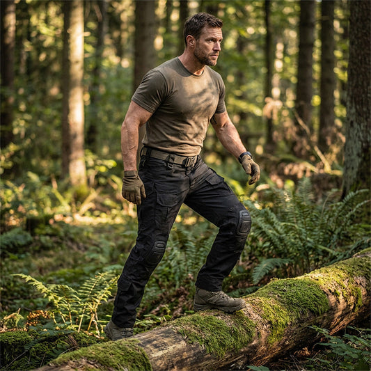 Men's Tactical Cargo Pants with Knee Pads