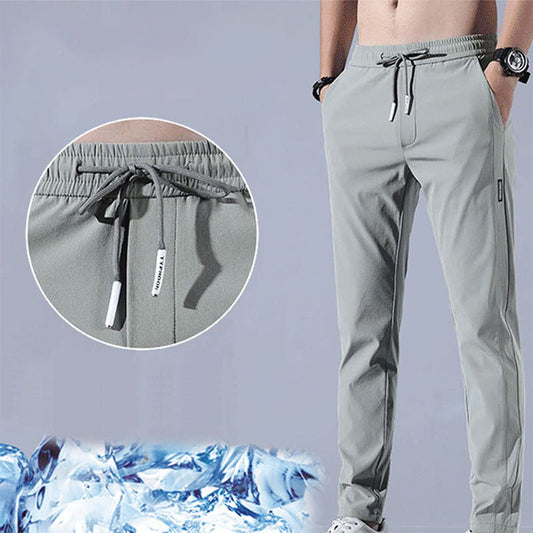 🏃♂️ LIMITED-TIME 50% OFF! ✨ Men's Ice Silk Sweatpants – Quick-Dry, Loose Fit, Lightweight ❄️