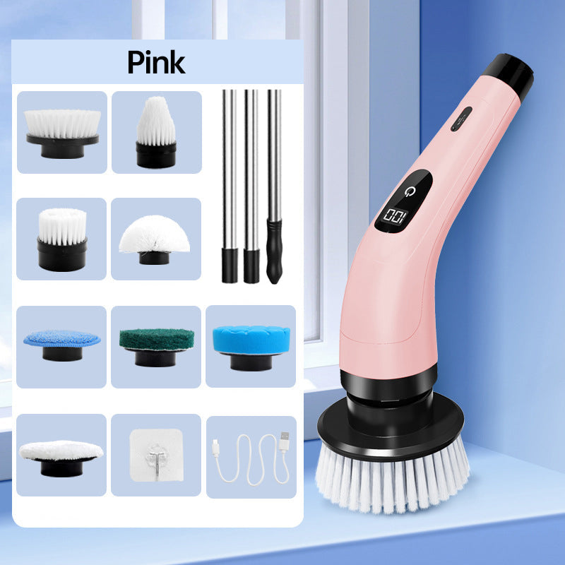 📢📢LIMITED-TIME 50% OFF⏰8-in-1 Electric Cleaning Brush Set – Labor-Saving, Wireless, Multi-scene 🌊