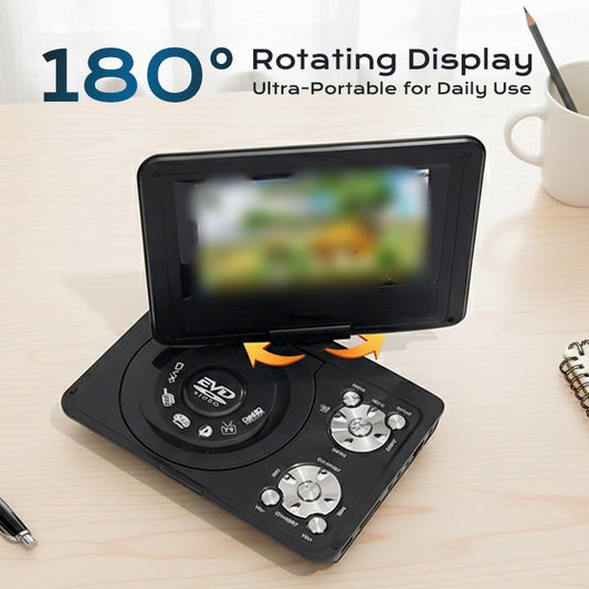 📢📢LIMITED-TIME 50% OFF⏰7.8-Inch Portable DVD/EVD Player with Game Function