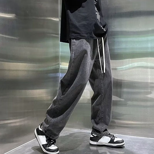 Men’s Fashionable Relaxed Straight Fit Jeans(50% OFF)