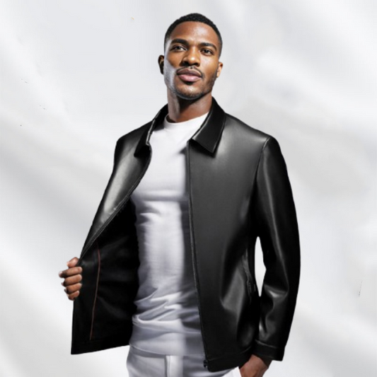 Men's Tough Style Leather Jacket