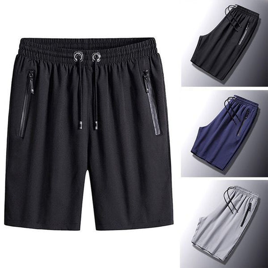Men's Plus Size Ice Silk Stretch Shorts——BUY 1 GET 1 FREE
