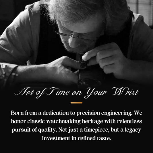 💥Men's Stainless Steel Waterproof Business Watch