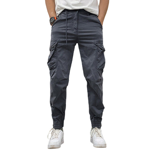 Men's Multi-Pockets Drawstring Elastic Waist Cargo Pants — ❄️Winter Sale 50% Off
