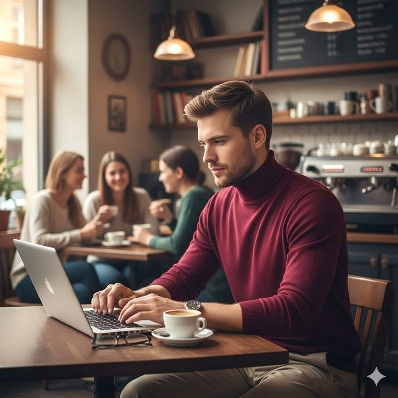 Men's Solid Color Premium Cashmere Sweater-buy 2 free shipping