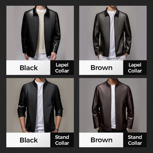 Men's Tough Style Leather Jacket