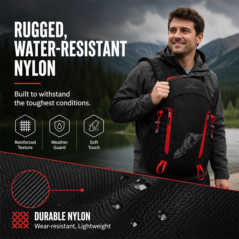 🌧️⛺Foldable Waterproof Hiking Backpack – Lightweight Packable Daypack