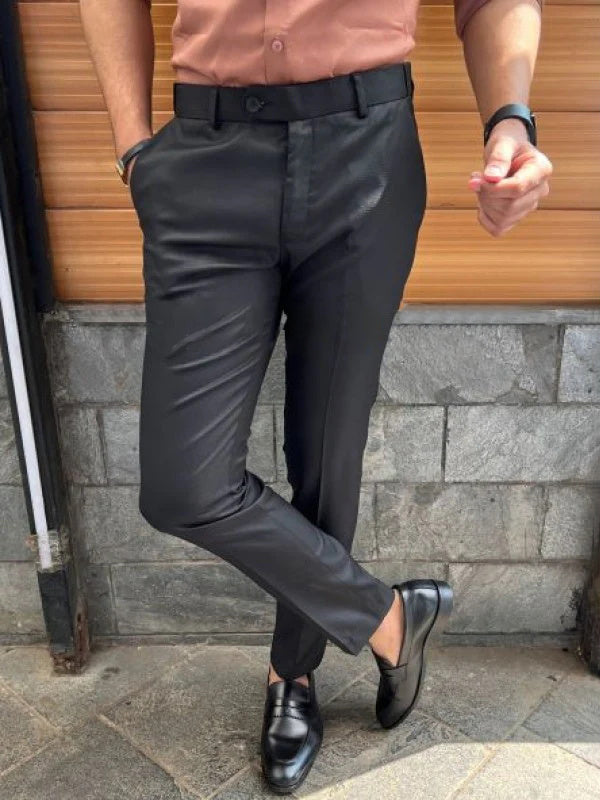 Solid Slim Fit Formal PANTS—Buy 2 Free Shipping(50% OFF)