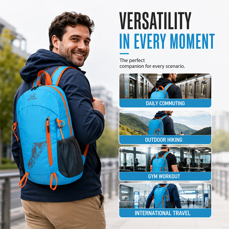 🌧️⛺Foldable Waterproof Hiking Backpack – Lightweight Packable Daypack