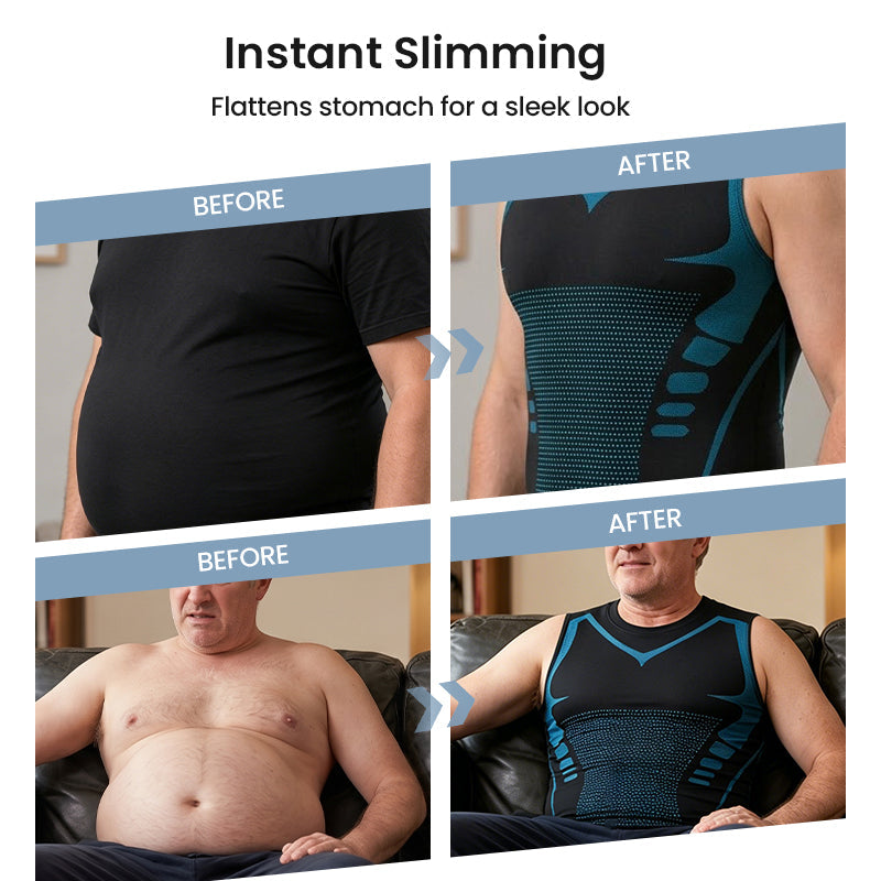 🥳2026 HOT SALE🥳💞50K+ SOLD!🛡️💎 50% OFF! Ionic Shaping Vest – Cooling compression, smooths belly & love handles. Invisible under shirts.💪✨